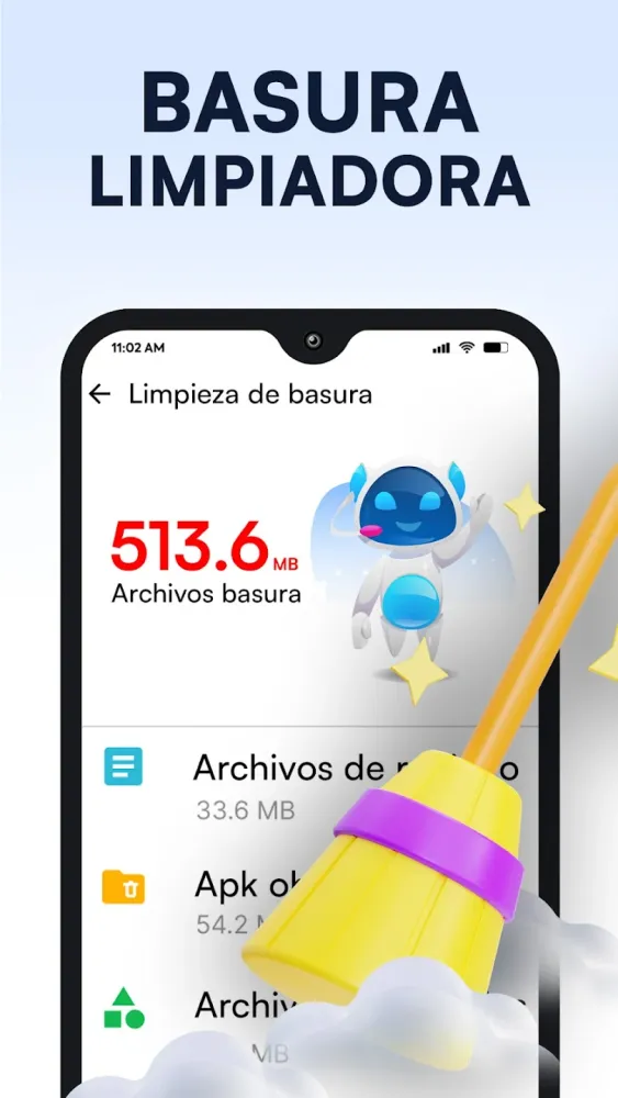 Captura de la aplicación AI Cleaner