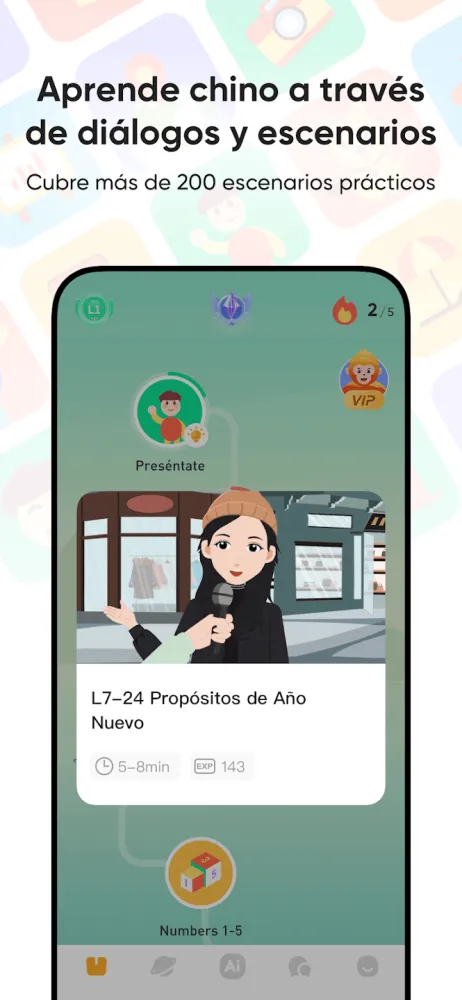 Captura de la aplicación SuperChinese