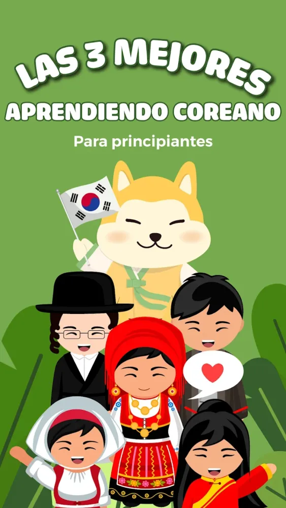 Captura de la aplicación HeyKorea