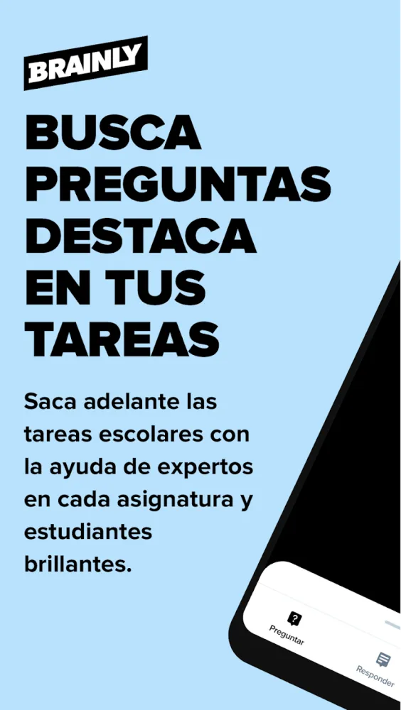Captura de la aplicación Brainly