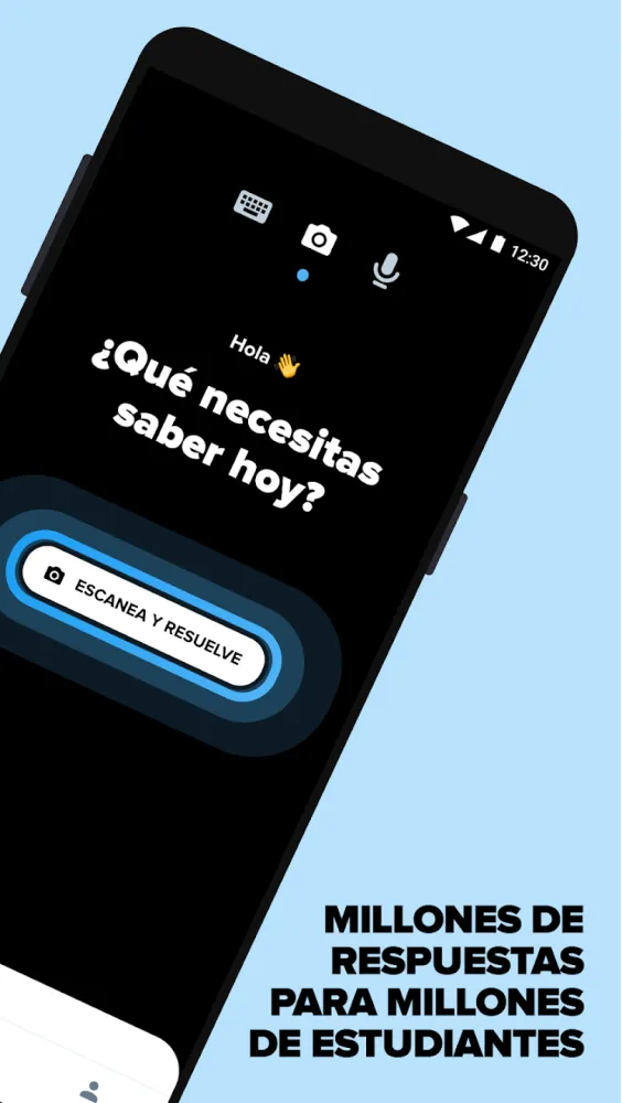 Captura de la aplicación Brainly