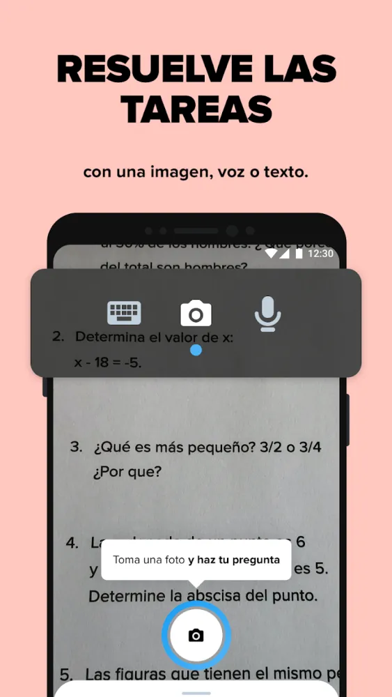 Captura de la aplicación Brainly