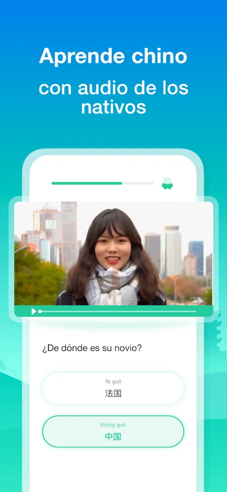 Captura de la aplicación ChineseSkill 