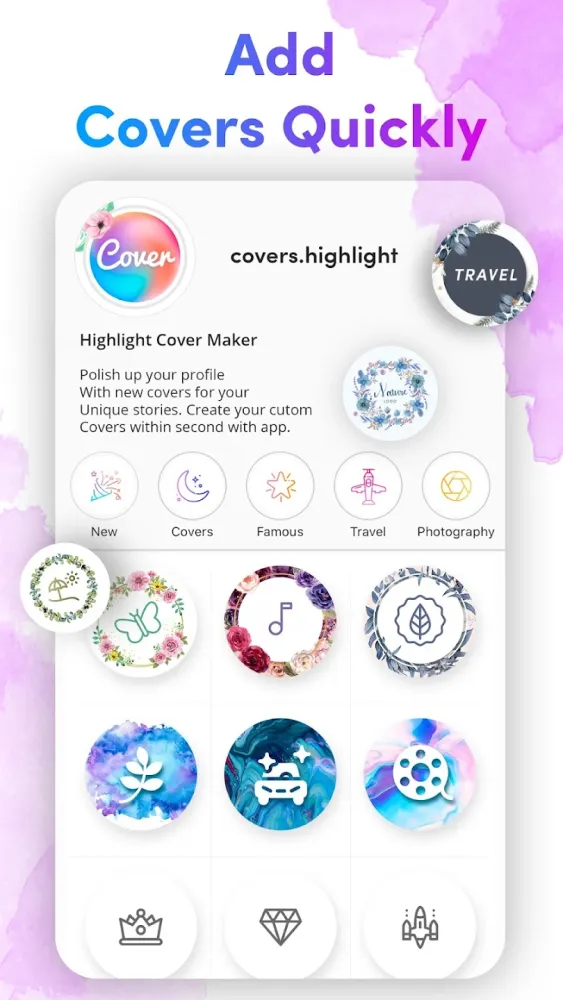Captura de la aplicación Cover Highlights