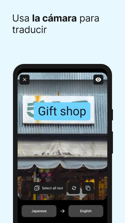 Captura de la aplicación DeepL