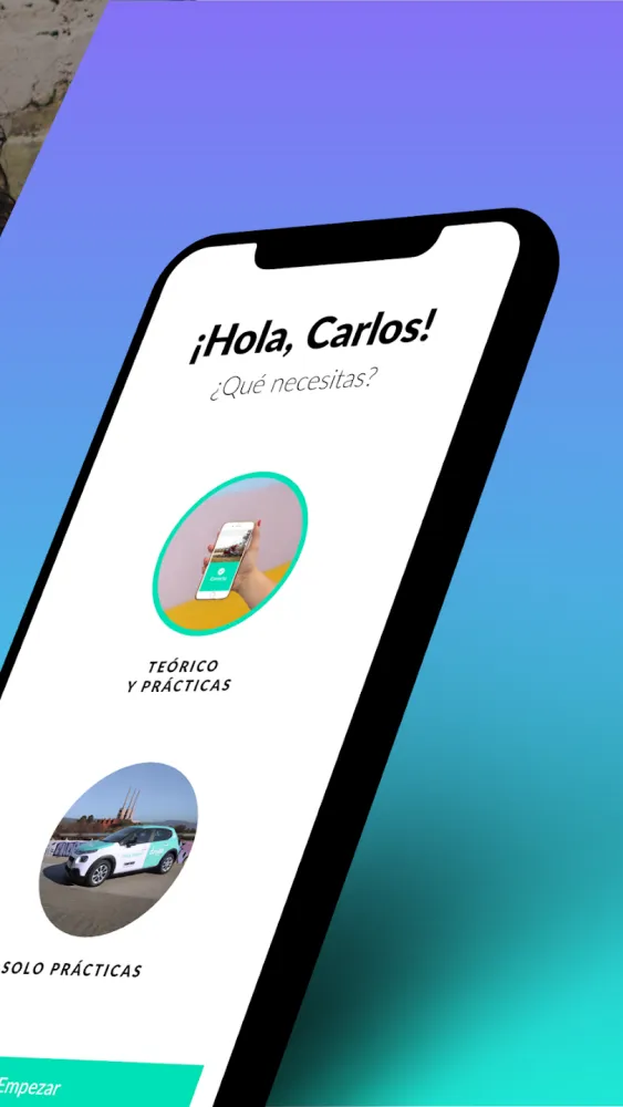 Captura de la aplicación Dribo