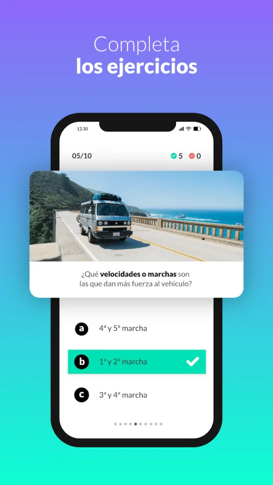 Captura de la aplicación Dribo