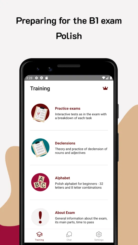 Captura de la aplicación Learn Polish