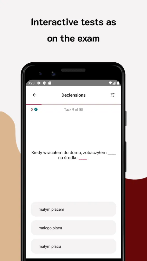 Captura de la aplicación Learn Polish