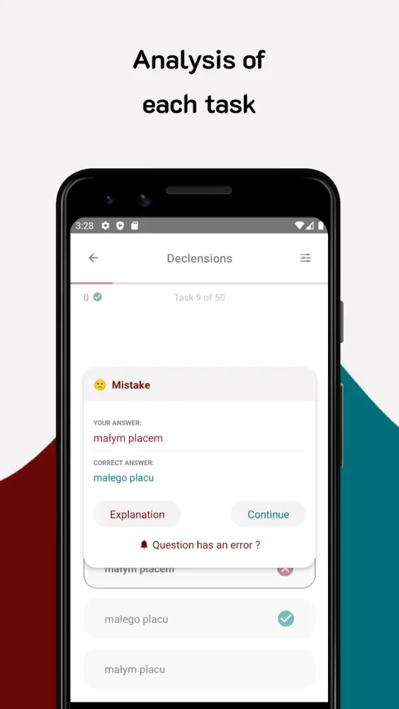 Captura de la aplicación Learn Polish