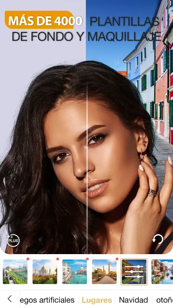 Captura de la aplicación Perfect365