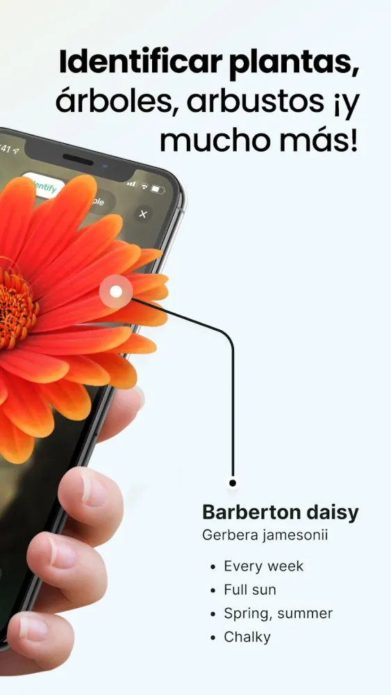 Captura de la aplicación Plantify