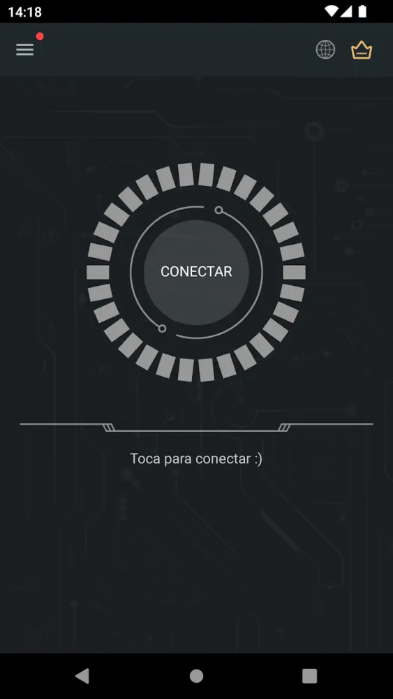 Captura de la aplicación Secure VPN