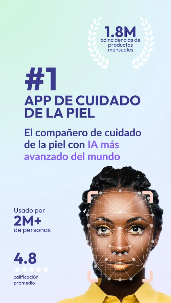 Captura de la aplicación Skin Bliss