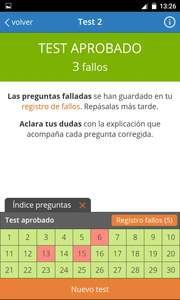 Captura de la aplicación TodoTest