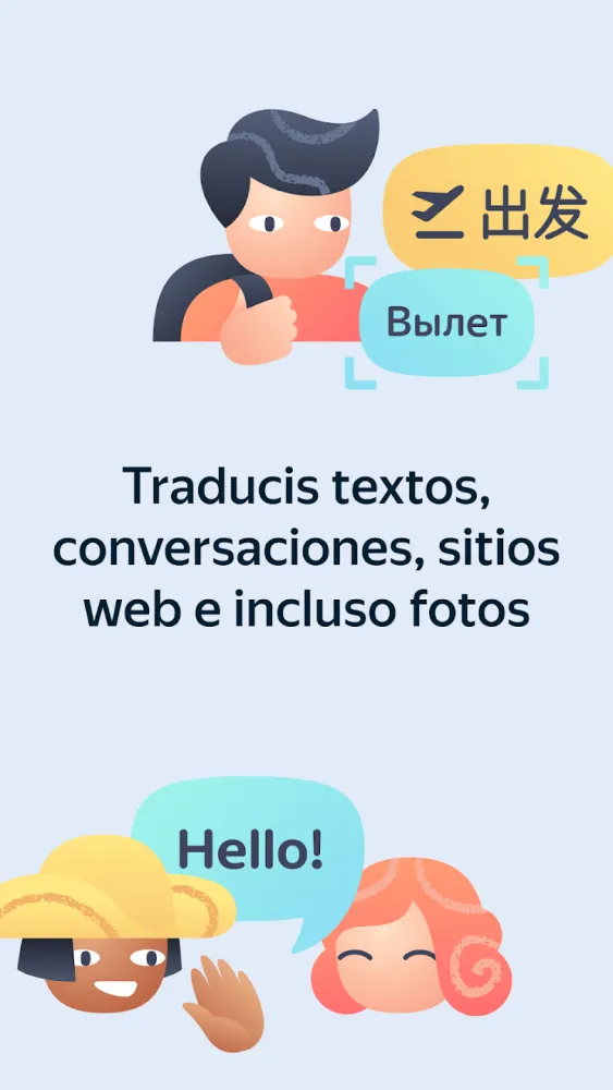 Captura de la aplicación Yandex Translate