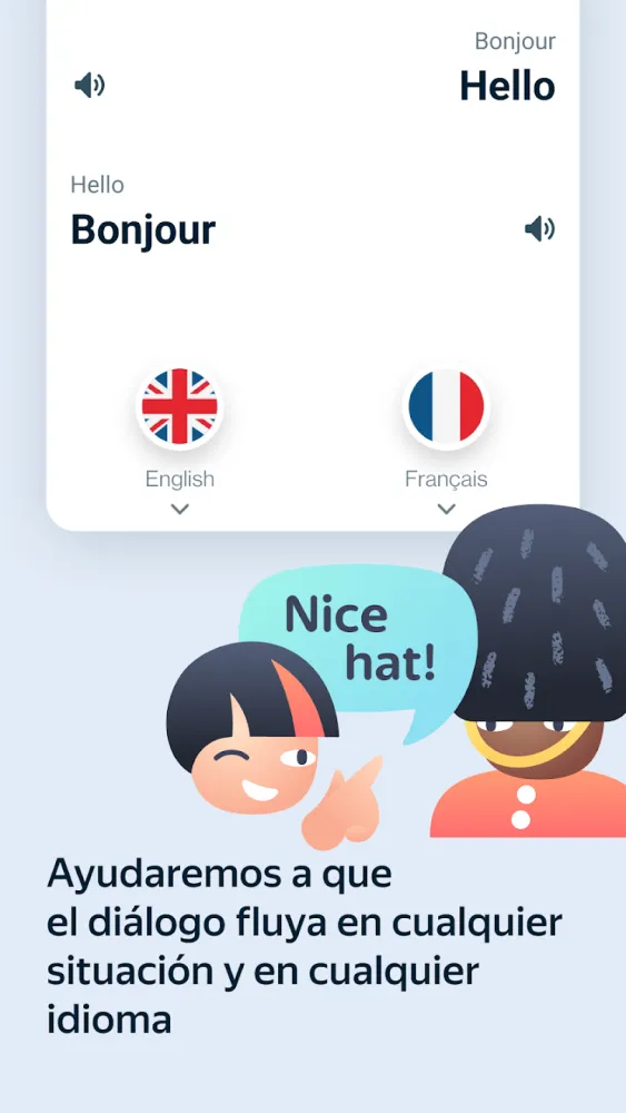 Captura de la aplicación Yandex Translate