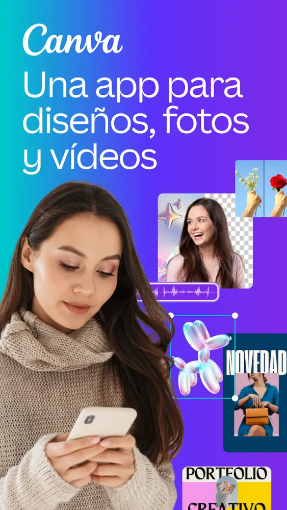 Captura de la aplicación Canva