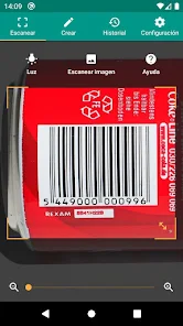 Captura  Lector de códigos QR y barras