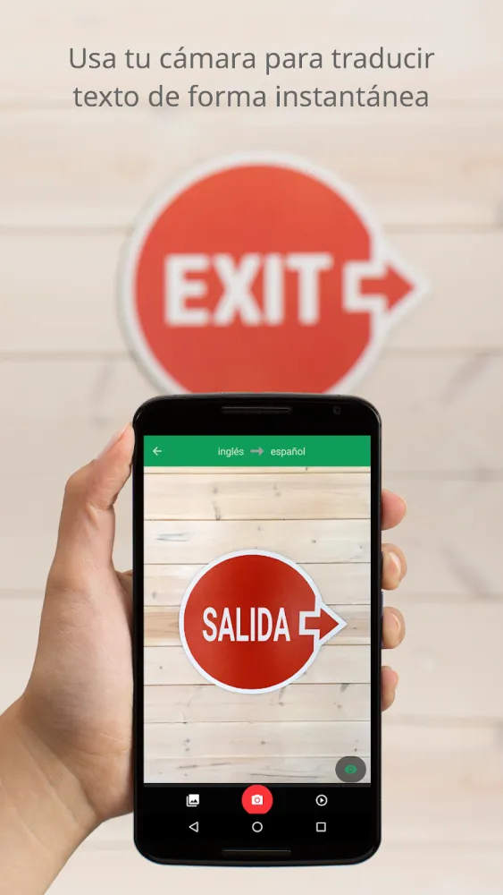 Capturas de la app traductor