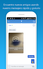 Captura de la aplicación Chatous