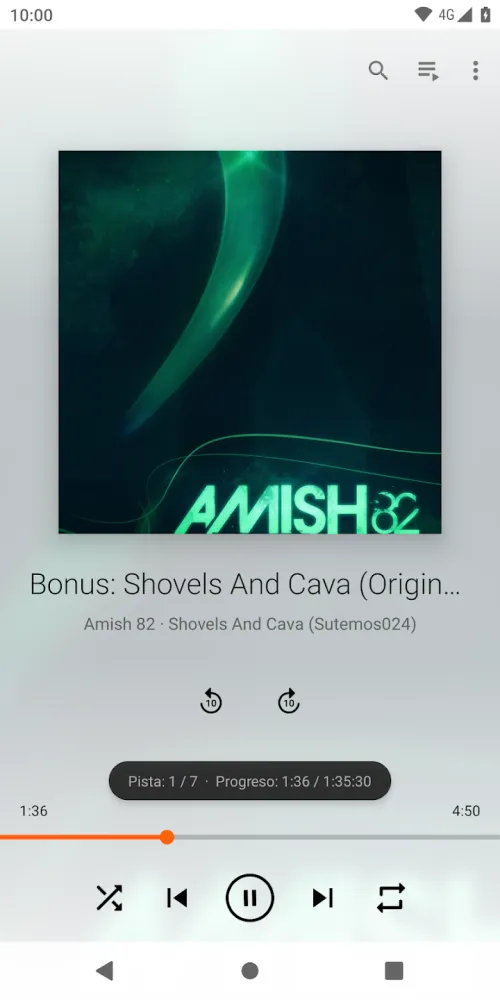 Captura de la aplicación VLC for Android
