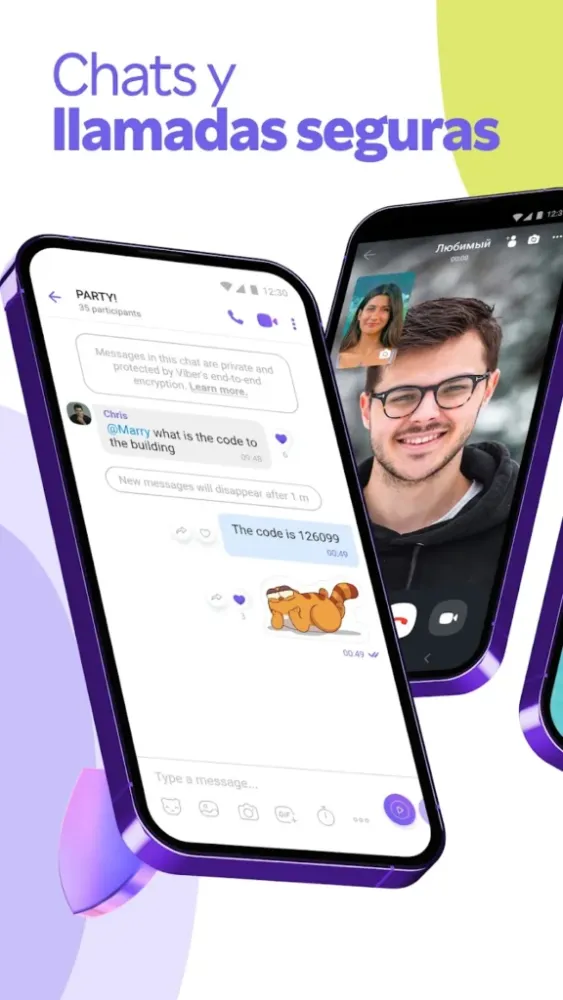 Captura de la aplicación Viber