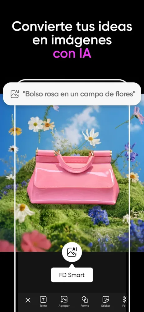 Captura de la aplicación PicsArt