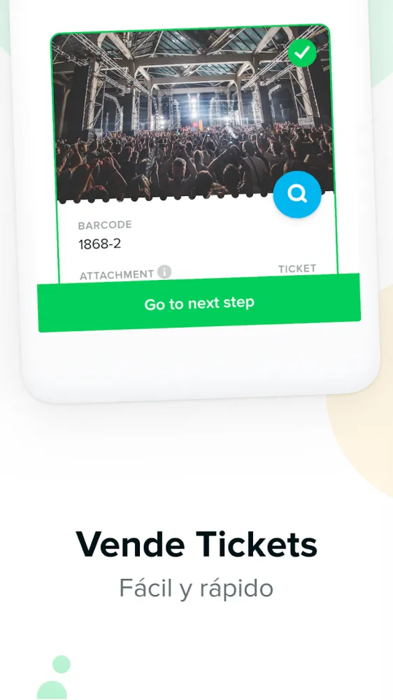 Captura de la aplicación TicketSwap