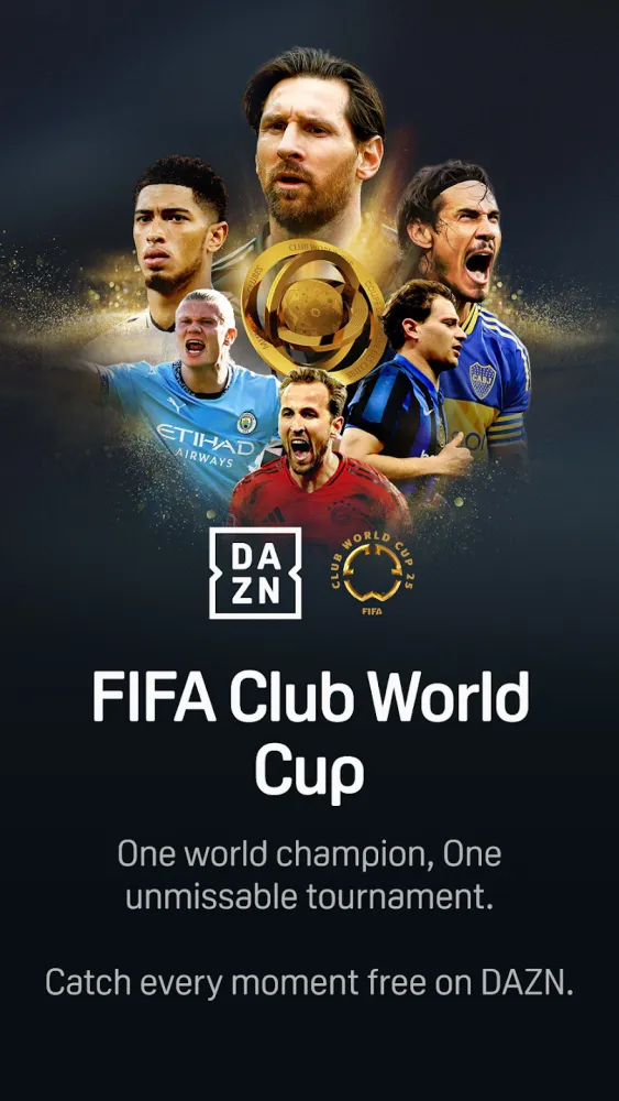 Captura de la aplicación DAZN