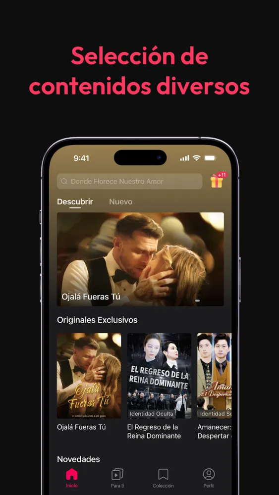 Captura de la aplicación DramaBox 