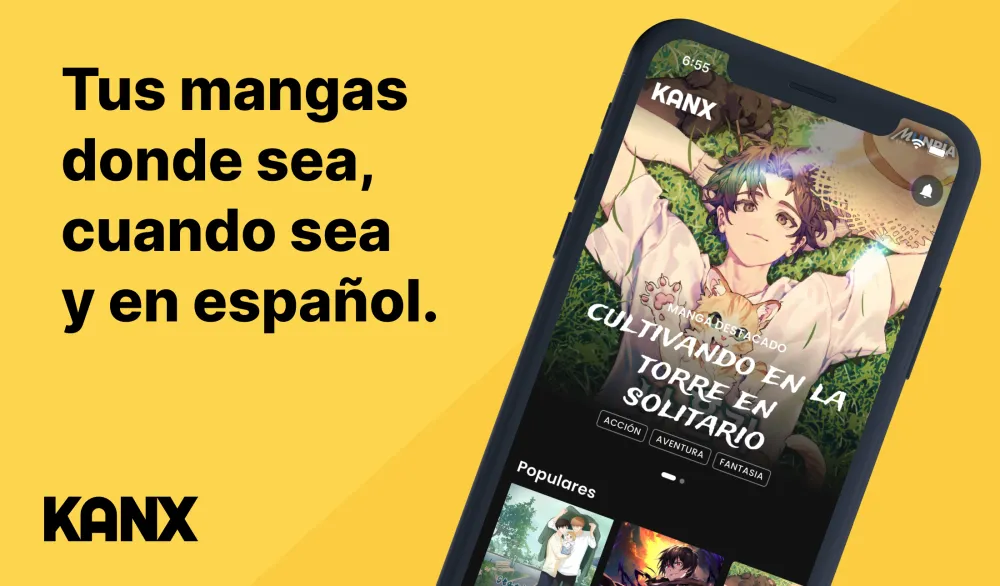 Captura de la aplicación KanX