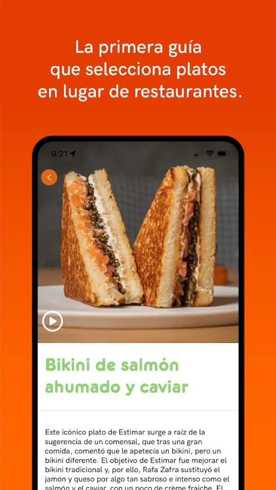 Captura de la aplicación Lácreme