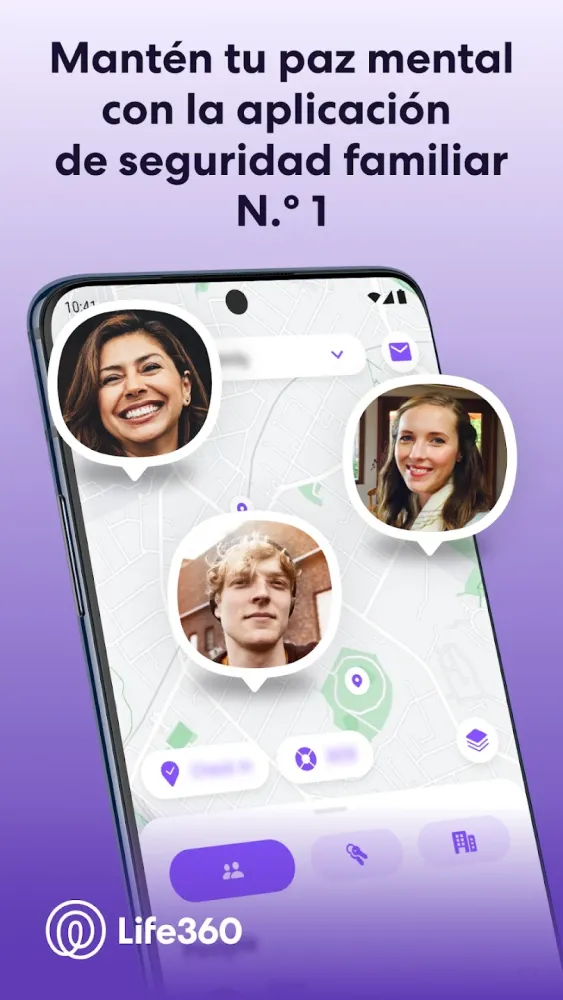 Captura de la aplicación Life360