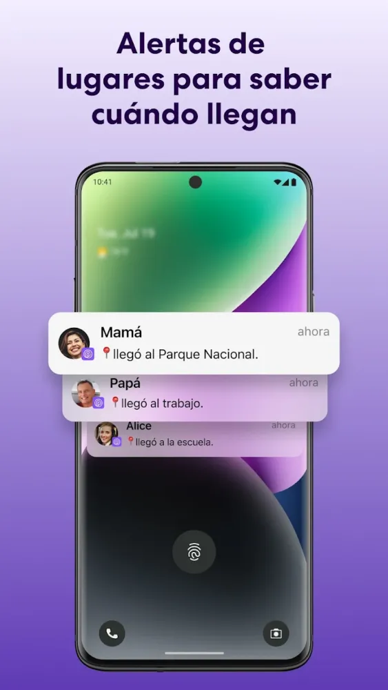 Captura de la aplicación Life360