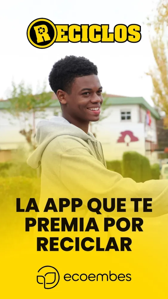 Captura de la aplicación RECICLOS