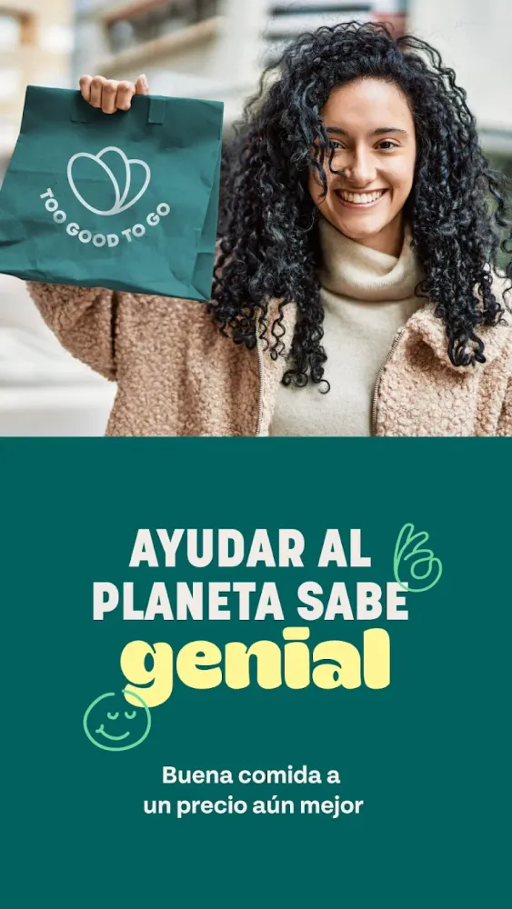 Captura de la aplicación Too Good To Go
