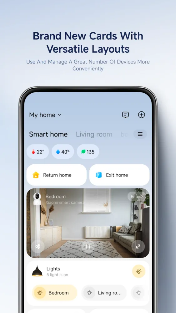 Captura de la aplicación Xiaomi Home