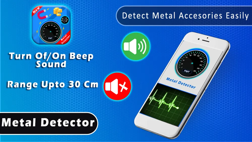 Captura de la aplicación Detector metales