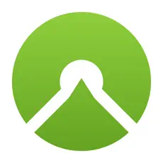 Logo de la aplicación Komoot