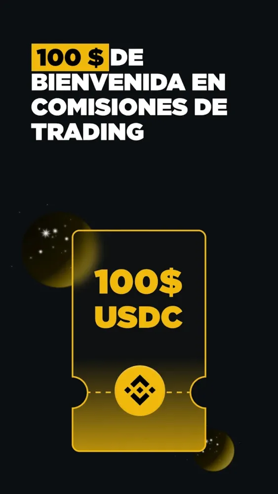 Captura de la aplicación Binance