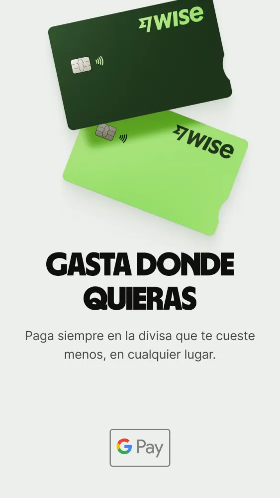 Captura de la aplicación Wise