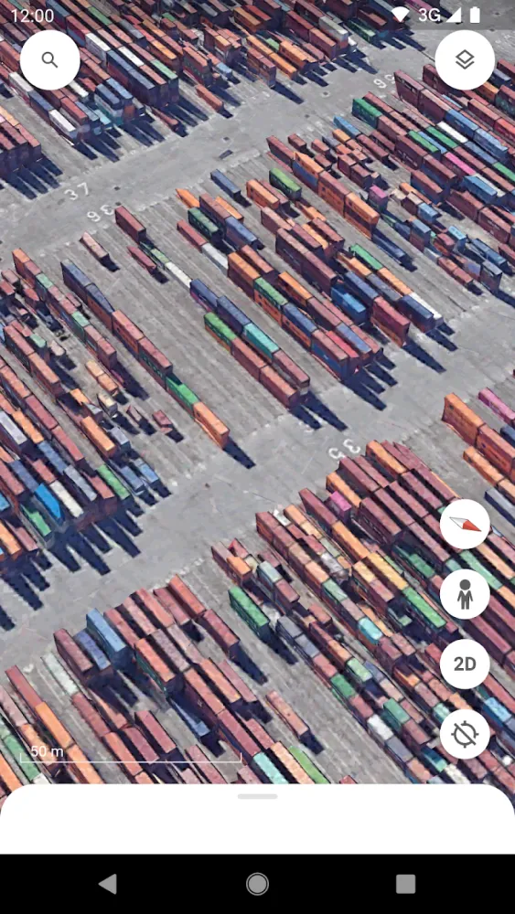Captura de la aplicación Google Earth