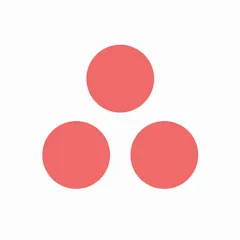 Logo de la aplicación Asana